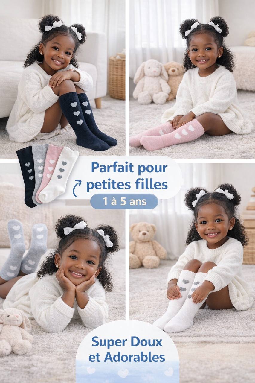 Collants "Doux Cœurs" pour Enfants
